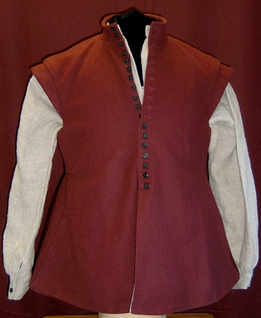 French doublet, 1640, from the project archive